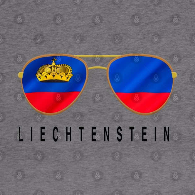 Liechtenstein Sunglasses, Liechtenstein Flag, Liechtenstein gift ,  Liechtensteiner , by JayD World